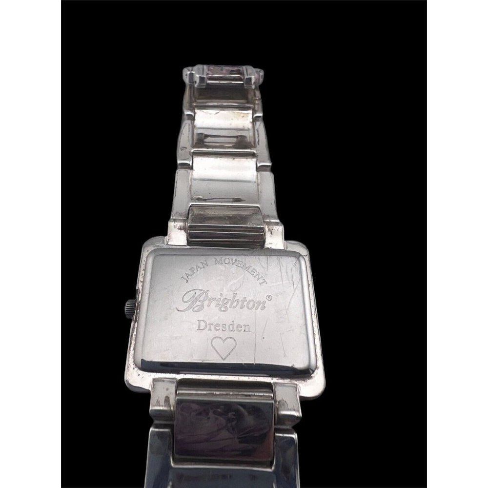 Brighton Dresden Watch 6.75 - 7" Comes With New Battery Silver Plated Excellent - Picture 4 of 6